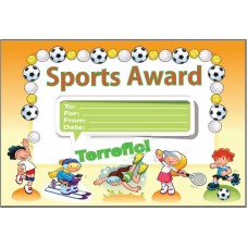 Sports Award Certificate